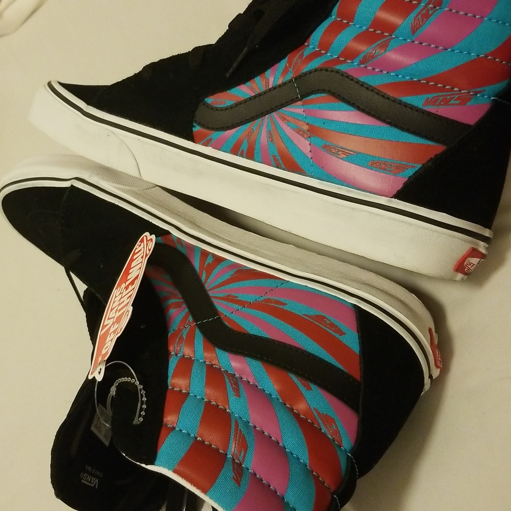 BNWT VANS Sk8-hi OG refract! 1997 PERFECT MINT, sz: 10.5